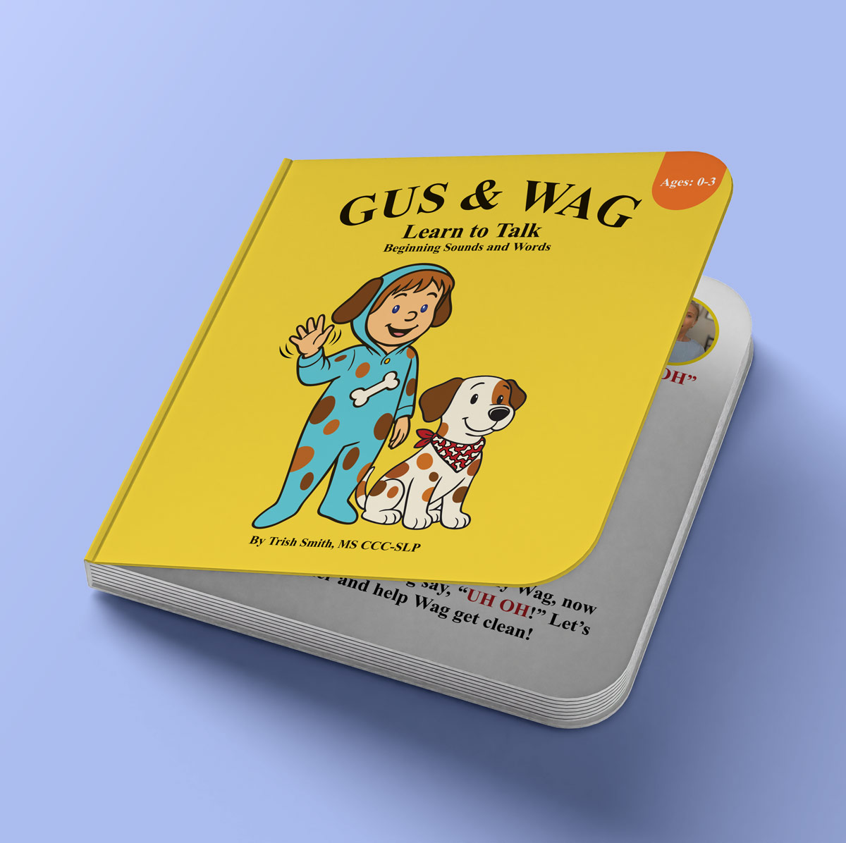front cover of the Gus and Wag Learn to talk - Beginning Sounds and Words